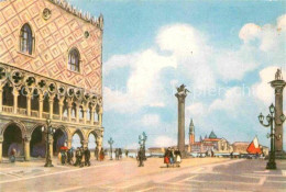 72824111 Venezia Venedig Piazzetta San Marco Kuenstlerkarte Venezia Venedig - Otros & Sin Clasificación