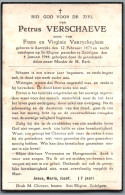 Bidprentje Aartrijke - Verschaeve Petrus (1873-1944) - Imágenes Religiosas