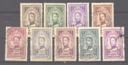 Indochine   :  Yv  182...91  (o)    9 Valeurs - Used Stamps