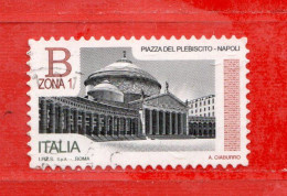 Italia ° -  2016 - Piazze D'Italia - Piazza Del PLEBISCITO. NAPOLI. € 1,00.  Unif. 3761 - 2011-20: Used