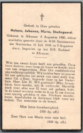 Bidprentje Alkmaar (NL) - Stadegaard Helena Johanna Maria (1900-1949) - Andachtsbilder