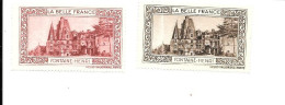 GF2169 - VIGNETTES BELLE FRANCE IMPRIMERIE VAUGIRARD - FONTAINE HENRI - Tourism (Labels)