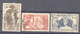 Indochine   :  Yv  196-98  (o) - Used Stamps