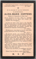 Bidprentje Antwerpen - Coppens Alida Marie (1853-1917) - Andachtsbilder