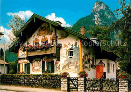 72823353 Oberammergau Passionsspieldorf Fassadenmalerei Rotkaeppchen Haus Und Ko - Oberammergau