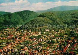 72823338 Bad Harzburg Mit Burgberg Und Brocken Fliegeraufnahme Bad Harzburg - Bad Harzburg