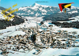 72823303 Kirchberg Tirol Kitzbueheler Horn Alpenpanorama Im Winter Drachenfliege - Sonstige & Ohne Zuordnung