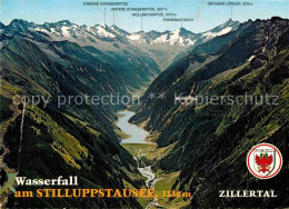 72823290 Mayrhofen Zillertal Wasserfall Am Stilluppstausee Zillertaler Alpen Fli - Sonstige & Ohne Zuordnung