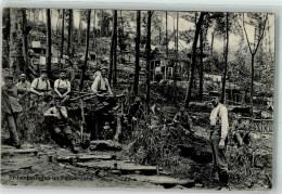 39803708 - Landser Vor Ihren In Den Waldhang Gegrabenen Unterstaenden Feldpost 11. Infanterie-Division - Guerre 1914-18