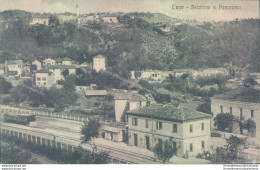 S487 Cartolina Dego Stazione E Panorama Provincia Di Savona - Savona