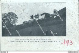 Bs482 Cartolina Monte Altino In Vall'alta Veduta Generale Del Santuario Della B. - Bergamo