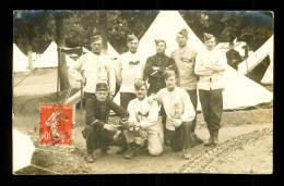 Carte Photo Militaire Soldats Du 31eme Regiment 14 Mai 1914 à Maisons Lafitte Cuisinier Photographe (format 9cm X 14cm) - Regimente