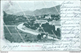 Bs390 Cartolina Panorama Di Albino 1901 Provincia Di  Bergamo Lombardia - Bergamo