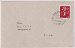 Zum. 238yR / Mi. 354y Auf Landi 1939 Rollenmarke I Auf Brief Mit Landi SS AUTOMOBIL POSTBÜREAU - Covers & Documents