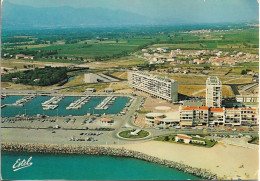 66. SAINT CYPRIEN PLAGE. LE NOUVEAU PORT. VILLAGE AU SECOND PLAN. 1977. - Saint Cyprien