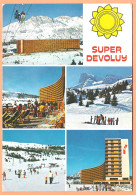 Ppgf/ CPSM Grand Format - HAUTES ALPES - SUPER DÉVOLUY - MULTIVUES DIVERSES DE LA STATION - Autres & Non Classés