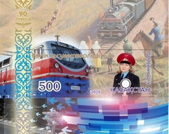 2020 1226 Kazakhstan Railway And Transport Workers Day MNH - Kazajstán