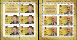 Russia 2018. Heroes Of The Russian Federation (MNH OG) Set Of  M/S - Nuovi