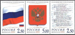 2001 907 Russia State Emblems Of The Russian Federation MNH - Neufs