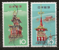 Japon 1964 N° Y&T : 771 Et 772 Obl. - Oblitérés