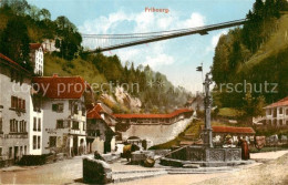 13815537 Fribourg FR Ortspartie Mit Bruecke Fribourg FR - Altri & Non Classificati