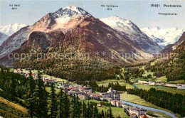 13806519 Pontresina Mit Piz PaluePiz Tschierva Und Roseggletscher Pontresina - Autres & Non Classés