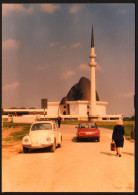 Old Car VW Beetle Mosque ZAGREB Minaret Croatia Real Photo 9x12cm #40189 - Personas Anónimos