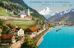 13802419 Flueelen UR Am Vierwaldstaetter See Mit Bristenstock Urner Alpen Flueel - Other & Unclassified