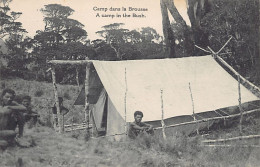 Papua New Guinea - Camp In The Bush - Publ. Missionnaires Du Sacré Coeur D'Issoudun  - Papua Nuova Guinea