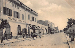 Tunisie - GABÈS - Le Boulevard De La Marine Et L'hôtel Marius - Ed. ND Phot. Neu - Tunisie