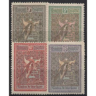 Rumänien 1906 Wohlfahrt Engel 173/76 Mit Falz - Used Stamps