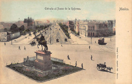 Ciudad De México - Entrada Al Paseo De La Reforma - Ed. Latapi Y Bert  - Messico
