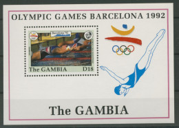 Gambia 1992 Olympische Spiele Barcelona Block 160 Postfrisch (C22103) - Gambie (1965-...)