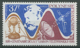 Französisch-Polynesien 1976 Alexander Graham Bell 100 J. Telefon 222 Postfrisch - Ongebruikt