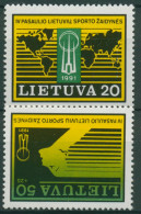 Litauen 1991 Sportspiele Der Litauer Aus Aller Welt 482/83 Postfrisch - Lithuania