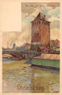 STRASBOURG - Ponts Couverts - Illustration F. HOCH - Ed. J. Velten - Contour Abîmé (voir Scan) - Strasbourg