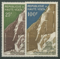 Obervolta 1964 UNESCO Erhaltung Der Nubischen Denkmäler 143/44 Postfrisch - Opper-Volta (1958-1984)