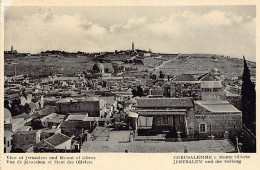 Israel - JERUSALEM - General View - Mount Of Olives - Publ. A. Attalah Frères  - Israel