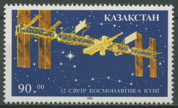 Kasachstan 1993 Tag Der Kosmonautik Raumstation 27 Postfrisch - Kasachstan