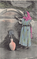 Algérie - KABYLIE - Type De Femme à La Fontaine - Ed. Collection Idéale P.S. 9 Aquarellée - Frauen