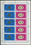 Rumänien 1973 INTEREUROPA Symbole Kleinbogen 3120/21 K Gestempelt (C93090) - Blokken & Velletjes