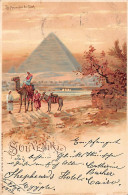 Egypt - Great Pyramid Of Giza - LITHO - Publ. Whagelberg  - Altri & Non Classificati