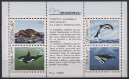 Portugal 1983 BRASILIANA'83 Meeressäugetiere Block 41 Postfrisch (C91043) - Blokken & Velletjes