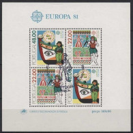 Portugal 1981 Europa CEPT Folklore Block 32 Gestempelt (C91030) - Blocks & Sheetlets