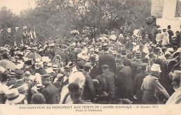 Algérie - ALGER - Inauguration Du Monument Aux Morts De L'Armée D'Afrique - 27 Octobre 1912 - Avant La Cérémonie - Ed. H - Algerien