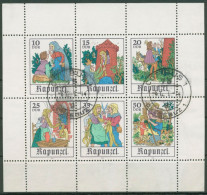 DDR 1978 Märchen Rapunzel Kleinbogen 2382/87 K Gestempelt (C97001) - Other & Unclassified