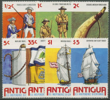 Antigua 1976 Amerika 200 Jahre Unabhängigkeit Schiffe 417/23 Postfrisch - Antigua And Barbuda (1981-...)