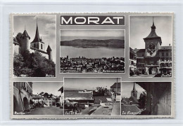 Morat (FR) Murten Carte MultiVues Mehrfachansicht Multiview Lac Remparts Stadttor Vue Aérienne - Marcel Rouge Editeur - Morat