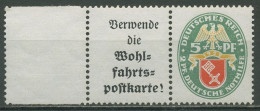 Deutsches Reich Zusammendrucke 1929 Nothilfe W 34 LR Mit Falz - Zusammendrucke