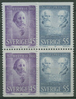 Schweden 1970 Nobelpreisträger 697/98 Do/Du Paare Postfrisch - Nuevos